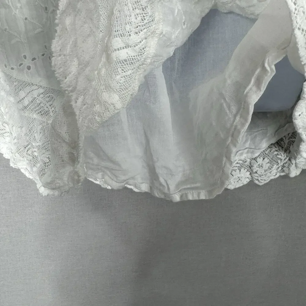 LoveShackFancy Womens Dress M White Lilium Dainty Cottagecore Feminine Bridal - Picture 4 of 13